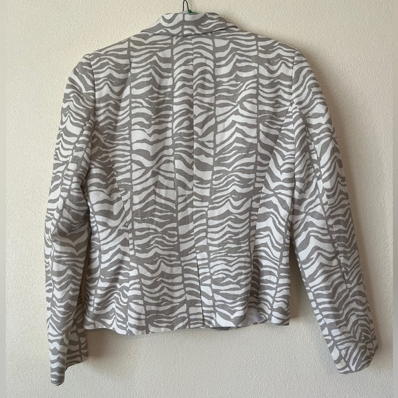 Calvin Klein Zebra Pattern Blazer - Picture 4 of 5